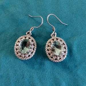 Light Blue Drop Earrings